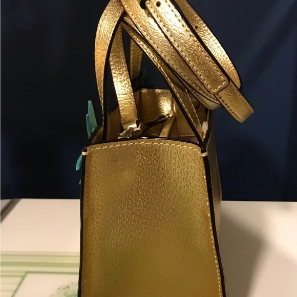 🌴🦩RARE BNWT Kate Spade  New York by the Pool Flamingo Sam leather crossbody🦩🌴 - Picture 5 of 16